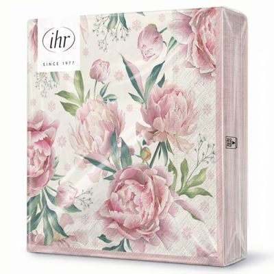 Serviett lunch Daphne Cream rose