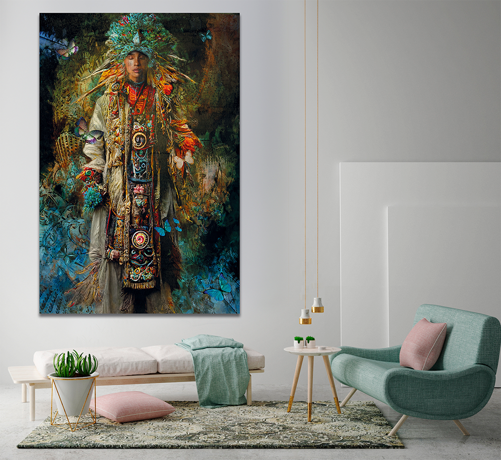 Plexiglass print Eternal hunting grounds 100x150 cm