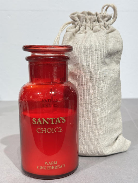 Santas choice candle Warm Gingerbread