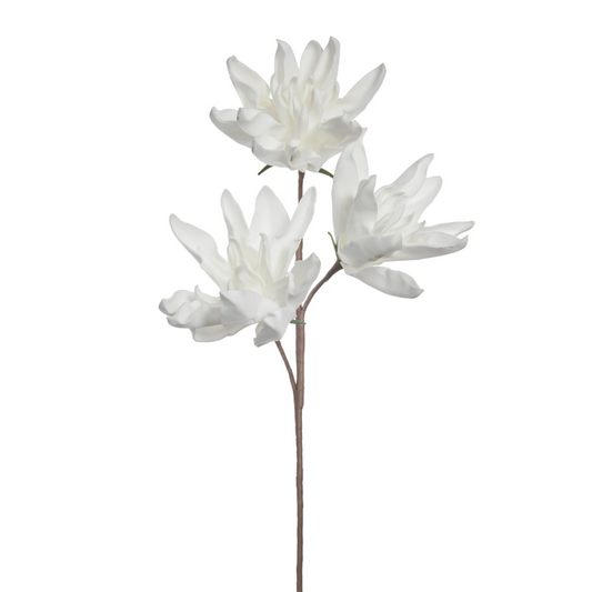 Happia blomst hvit 85 cm