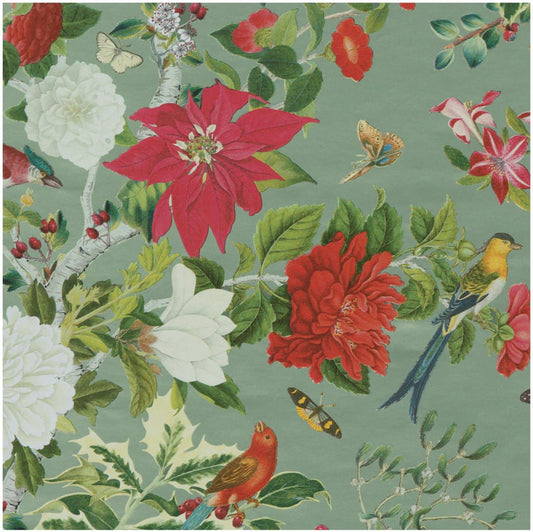 Gavepapir Chinoiserie Celadon 2,4 meter