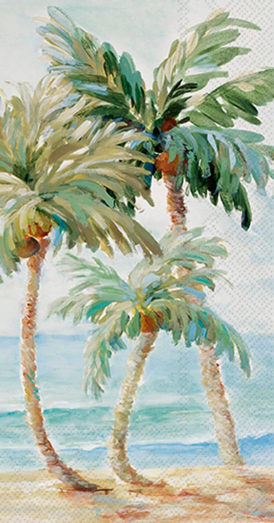 Napkin Buffet Palms in Paradise