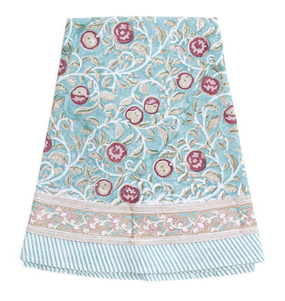 Tablecloth Apple Turquoise round 160 cm