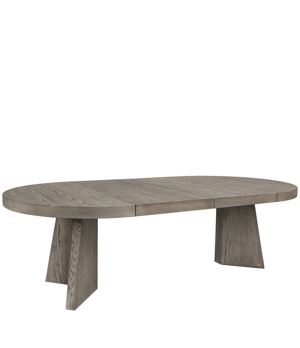 Trent dining table antique Grey Ø130 cm