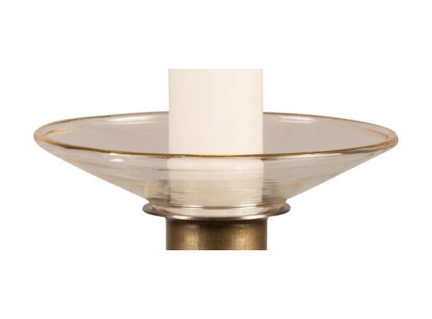 Candle cuff gold rim
