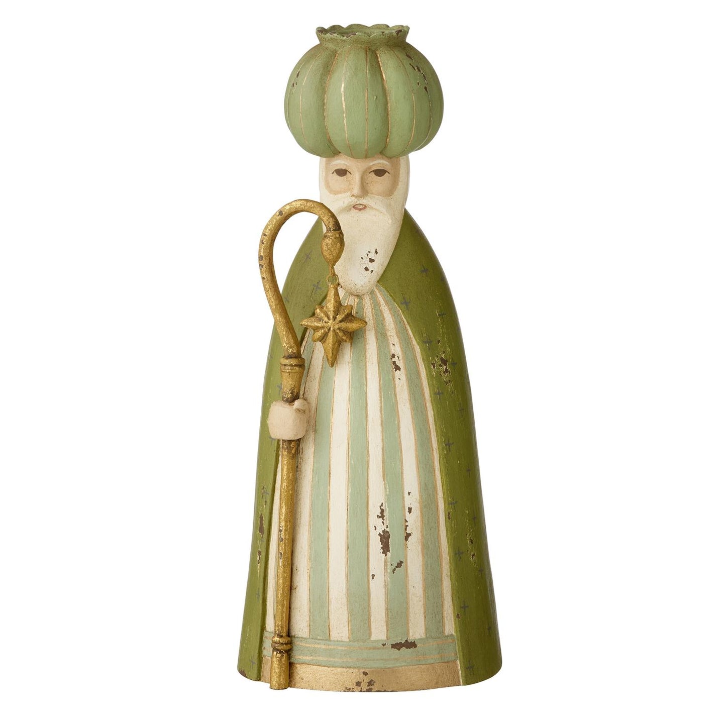 Candle Holder Wise Kings Ivy S/3