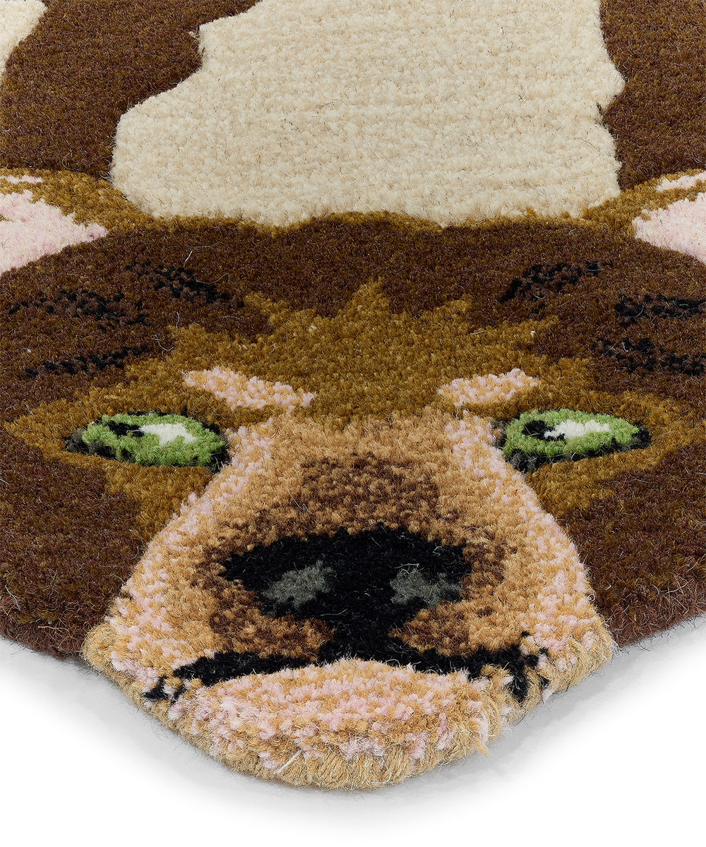 Gulvteppe Quin Bear Rug small 92x62 cm