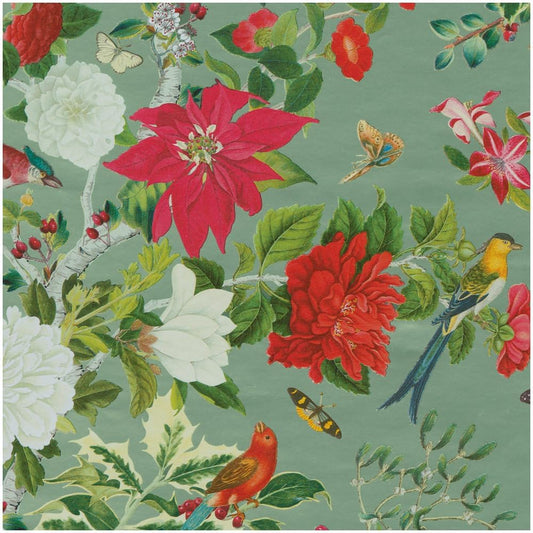 Gavepapir Chinoiserie Celadon 2,4 meter