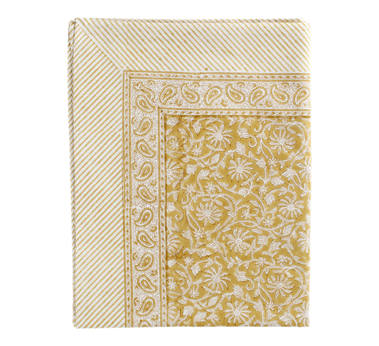 Duk Margerita Yellow Olive 150x350 cm