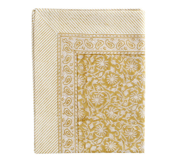 Duk Margerita Yellow Olive 150x350 cm