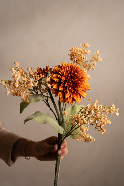 Brudeslør orange 70 cm