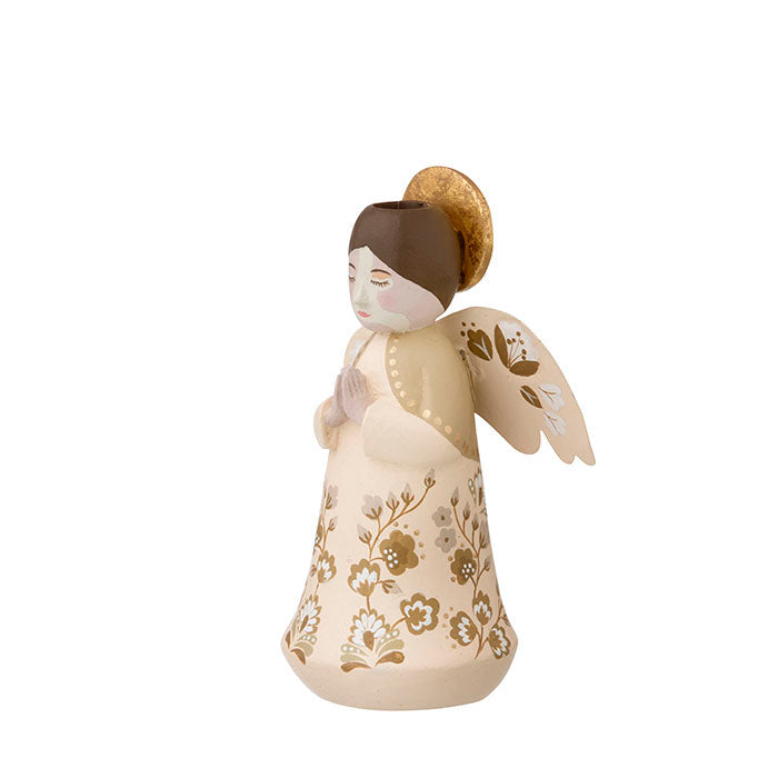 Candle holder angel Marigold Vanilla 13 cm