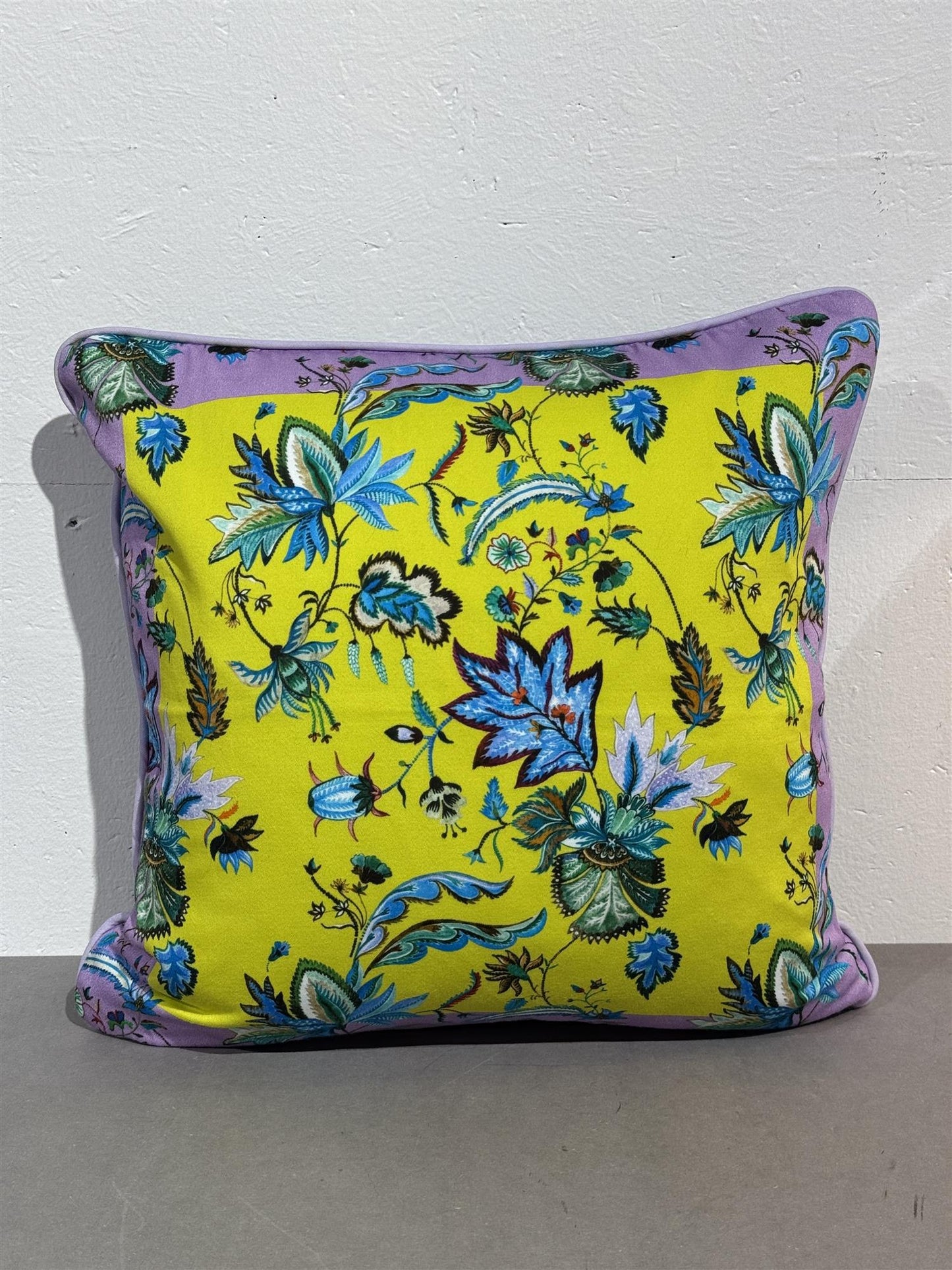 Putetrekk Cymone lime 45x45 cm