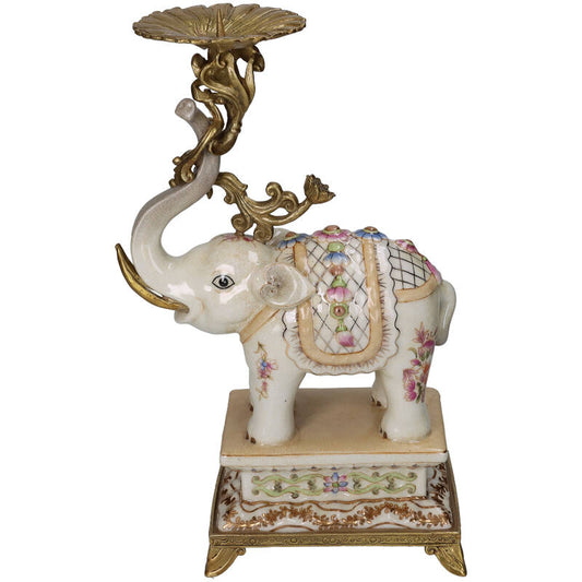 Lysestake elefant 28 cm