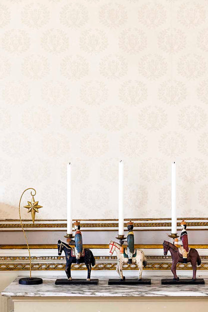 Candle Holder Wise Men Multicolored S/3