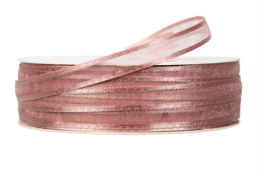 Silkebånd Old Rose 10 mm