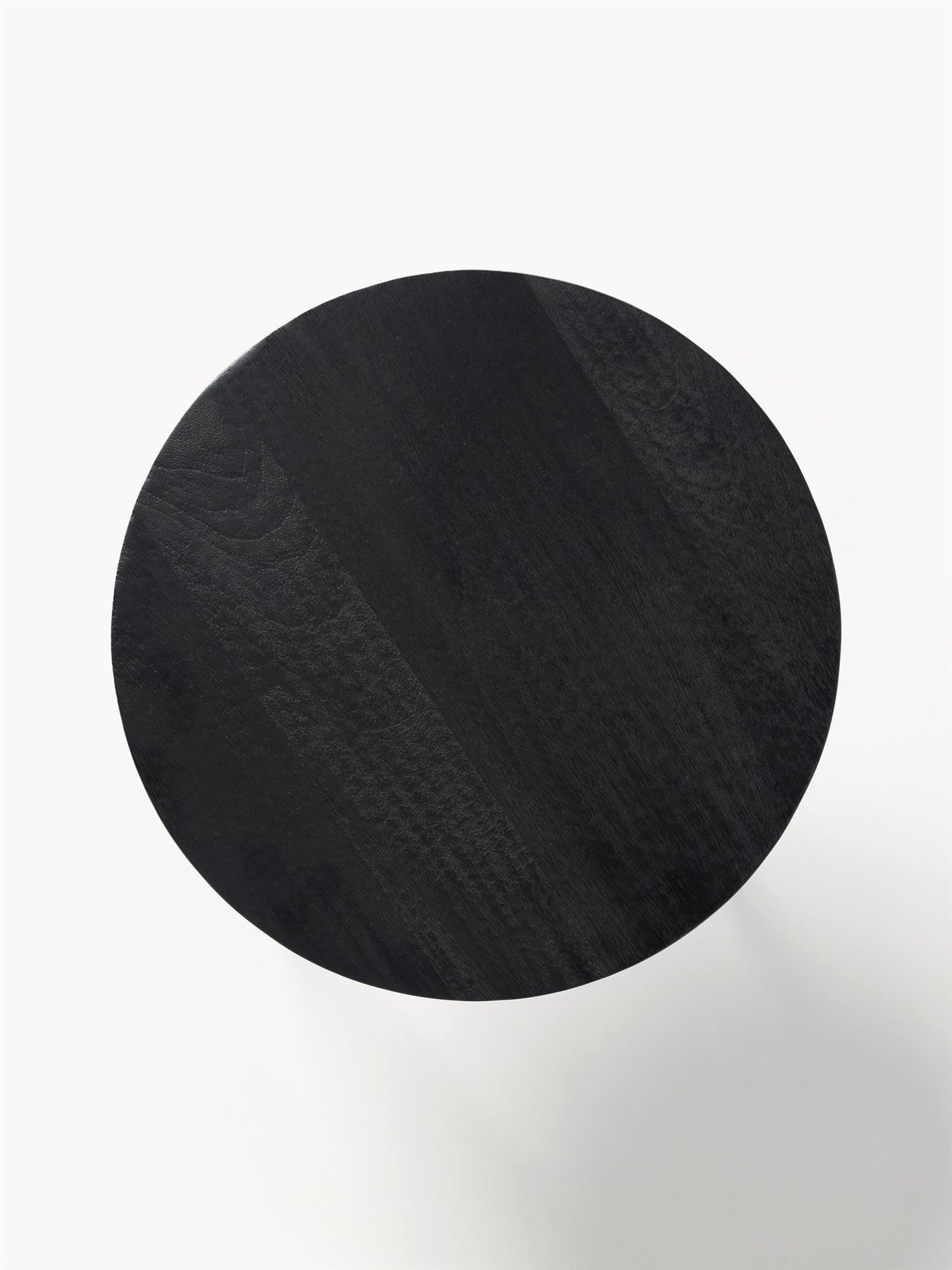 Round side table Black Pepper S/2