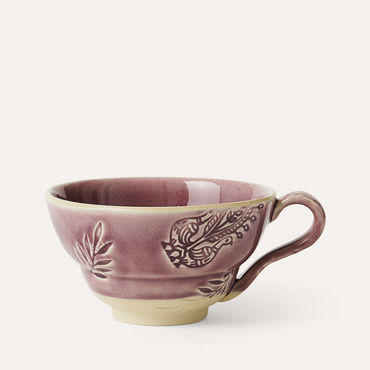 Lavender mug with handle