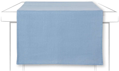 Linen runner dust blue 45x150 cm