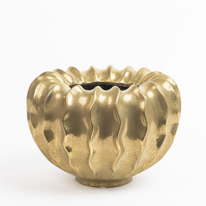 Pumpkin vase gold large 25x35 cm