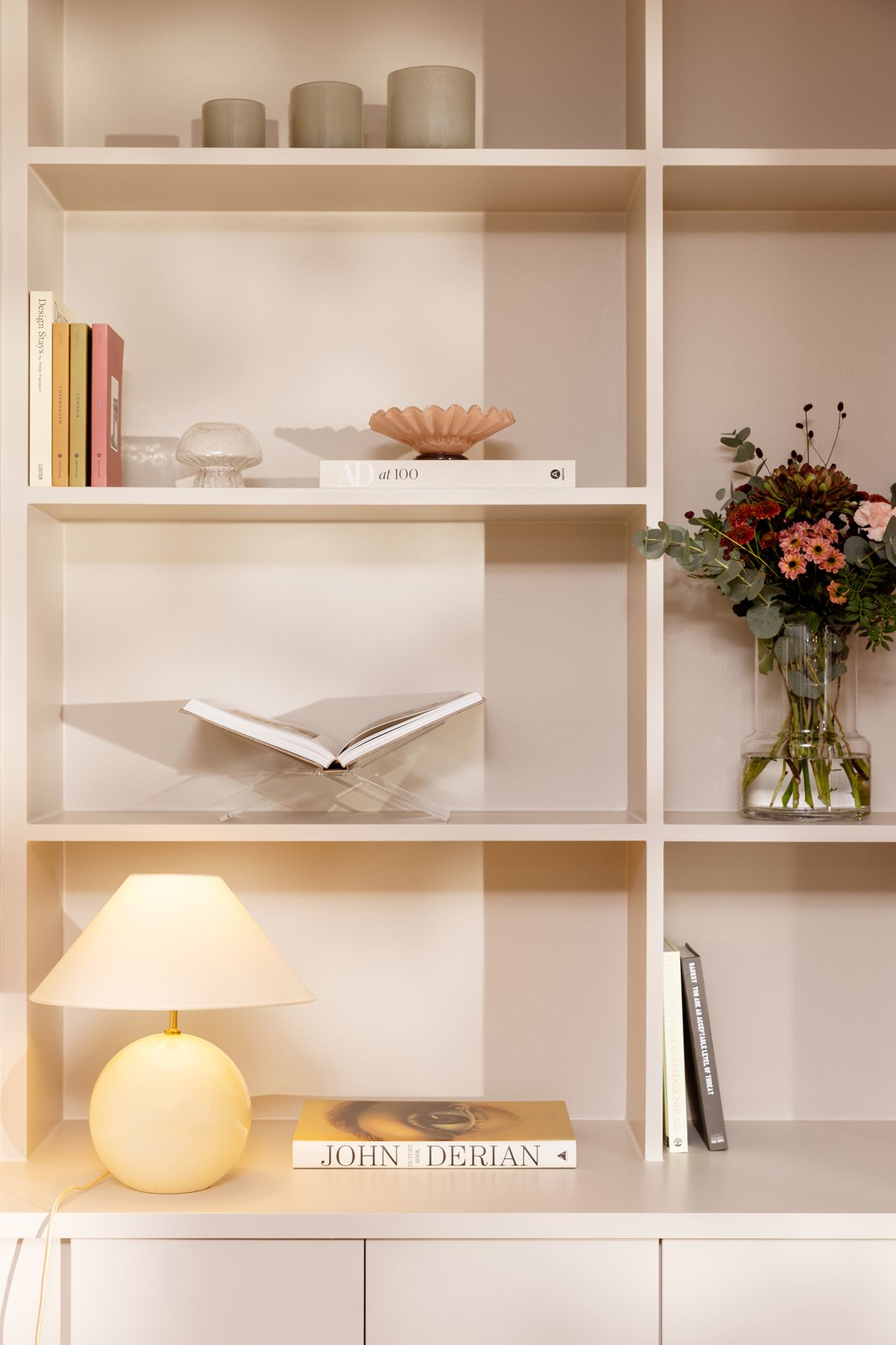 Bordlampe Iris 35 Creme