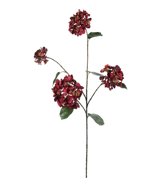 Hortensia rød 80 cm
