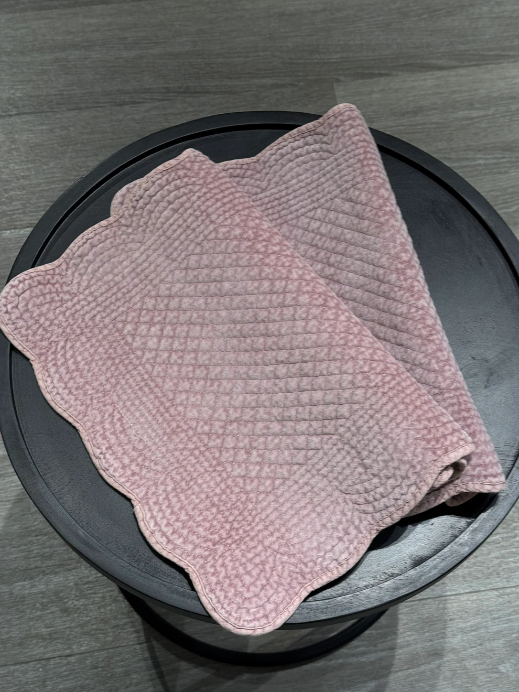 Placemat velour Woodrose