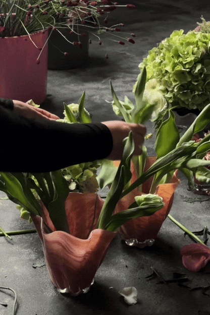 Tess vase rose 19 cm