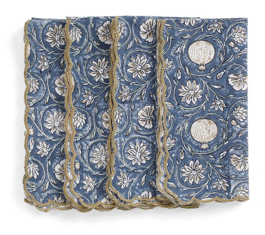 Serviett Tangier Pomegranate Blue 50x50 cm