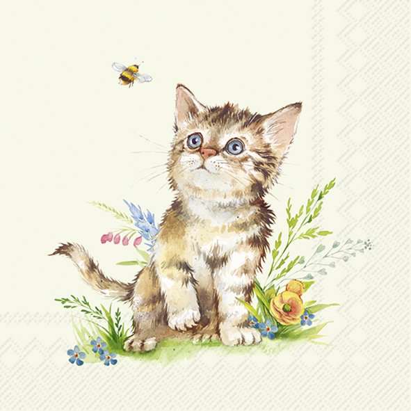 Serviett kaffe Kira Light Green