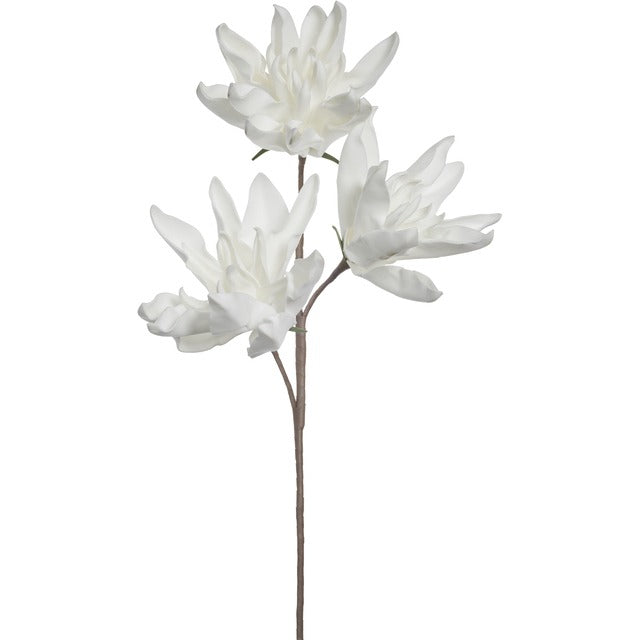 Happia blomst hvit 85 cm