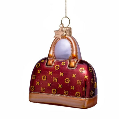 Christmas ornament brown bag 8 cm