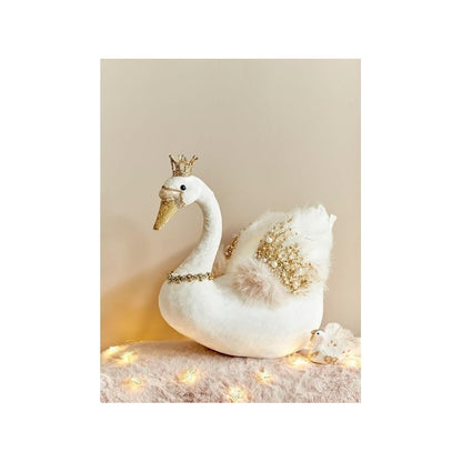 Swan velvet glitter