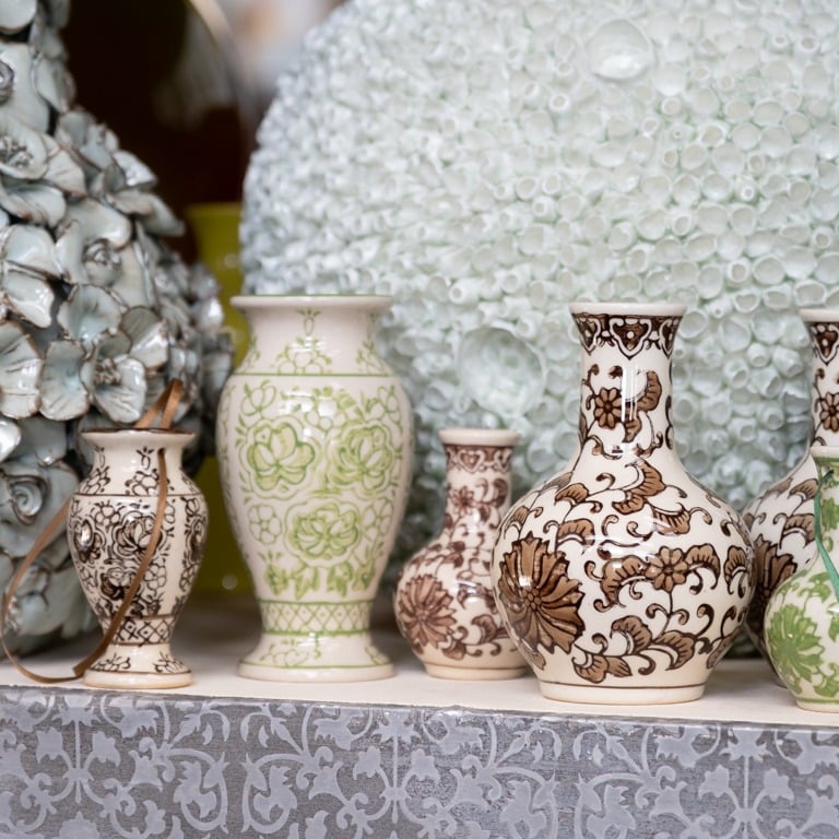 Porcelain vase 12 cm