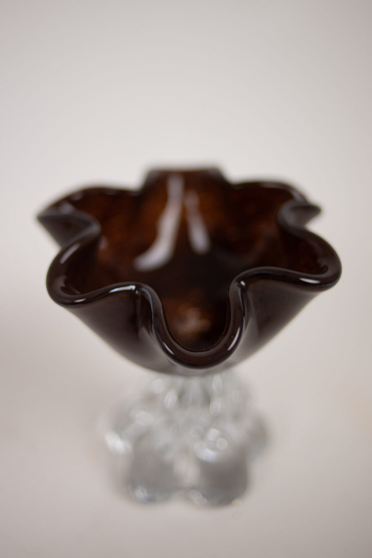 Verna telysholder brun 13 cm