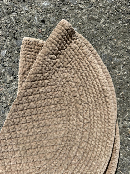 Placemat Velour round latte 40 cm