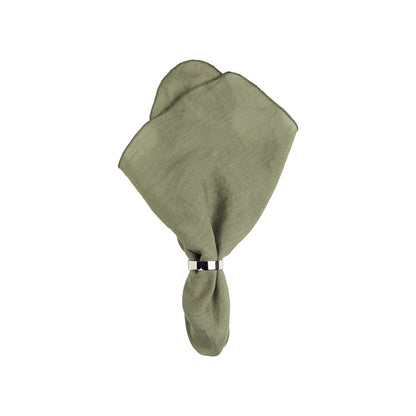 Napkin linen Gracie 45x45 cm Thyme