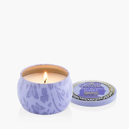 Cherry Blossom Bubble Mini Tin Candle 25 timer