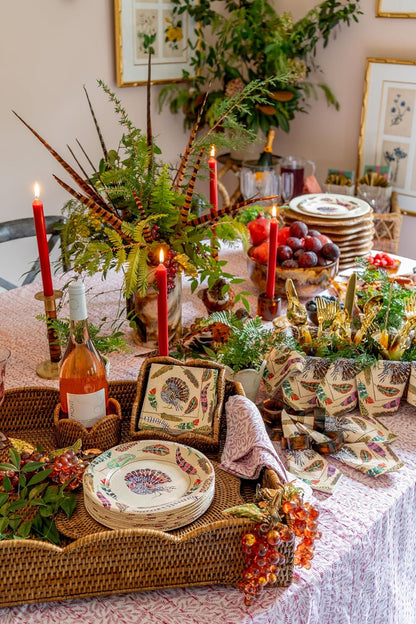 Coaster rotting scallops wine