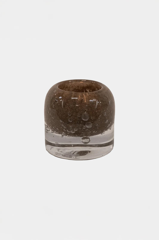 Leah telysholder taupe 7,5 cm
