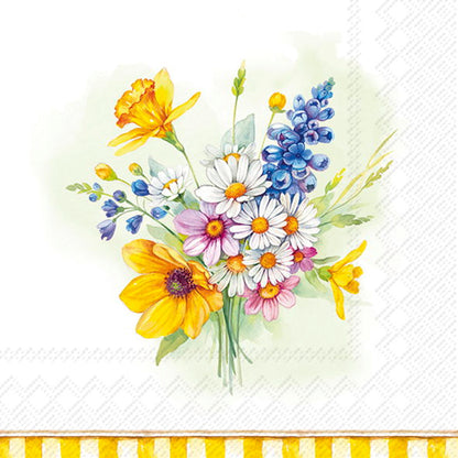 Serviett lunch Spring Time Bloom light green