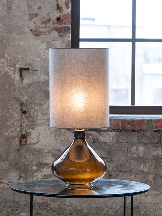 Flavia mini bordlampe 48 cm Negra m/Ninfa Arena skjerm