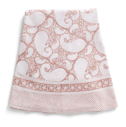 Duk Big Paisley Fuchsia Rose rund 220 cm