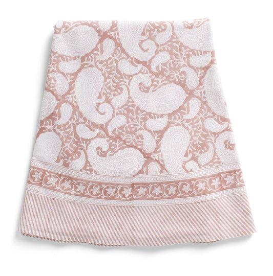 Duk Big Paisley Fuchsia Rose rund 220 cm