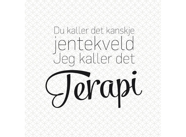 Serviett lunch jentekveld terapi