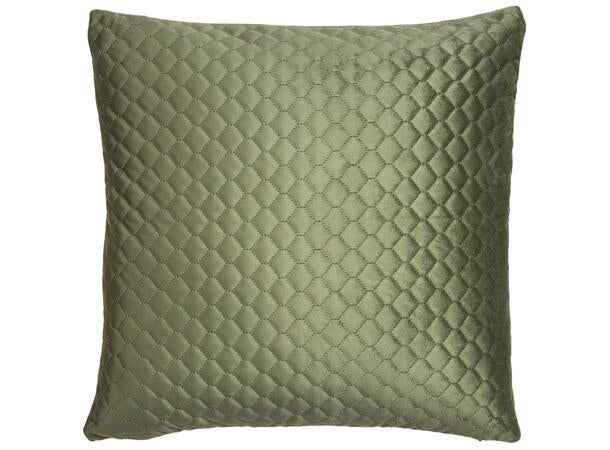 Cushion cover honeycomb velvet green 45x45 cm