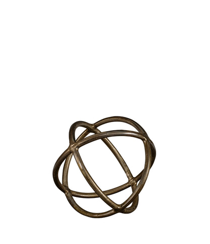 Decoration Carlo Ø27 cm brass