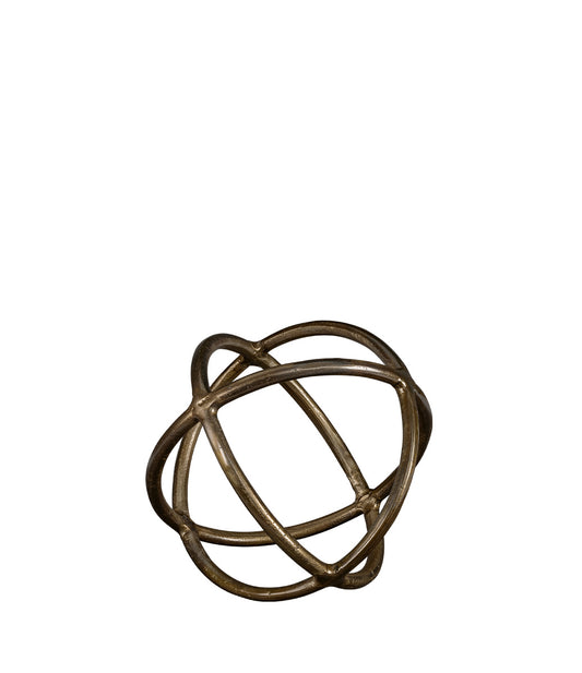 Decoration Carlo Ø27 cm brass