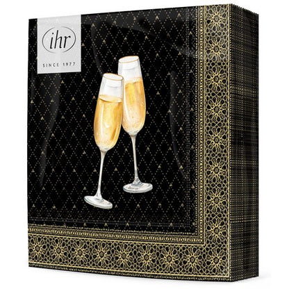 Napkin Lunch Golden Drinks black gold
