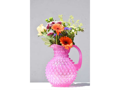 Hobnail Karaffel 2L Alice's Paris Bright neon pink